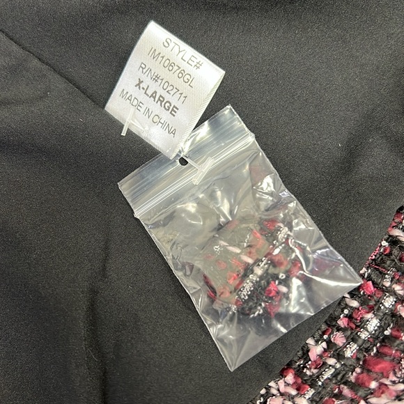 SOLD IN STORE NWT Gibson Notched Collar Boucle Blazer XL - Picture 6 of 10